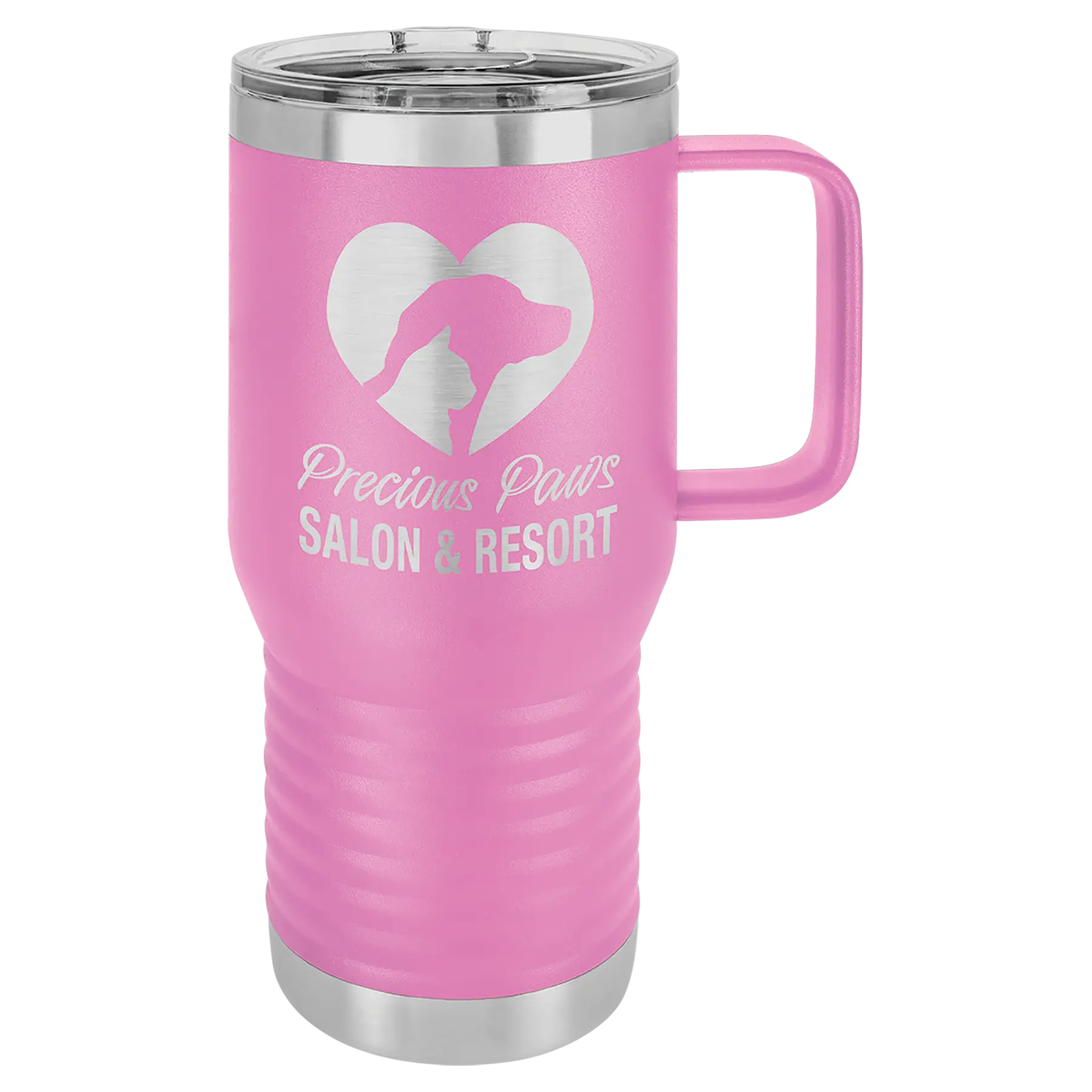 Custom Insulated Stainless Steel Travel Mugs for Business | Logo + Text | Polar Camel® 