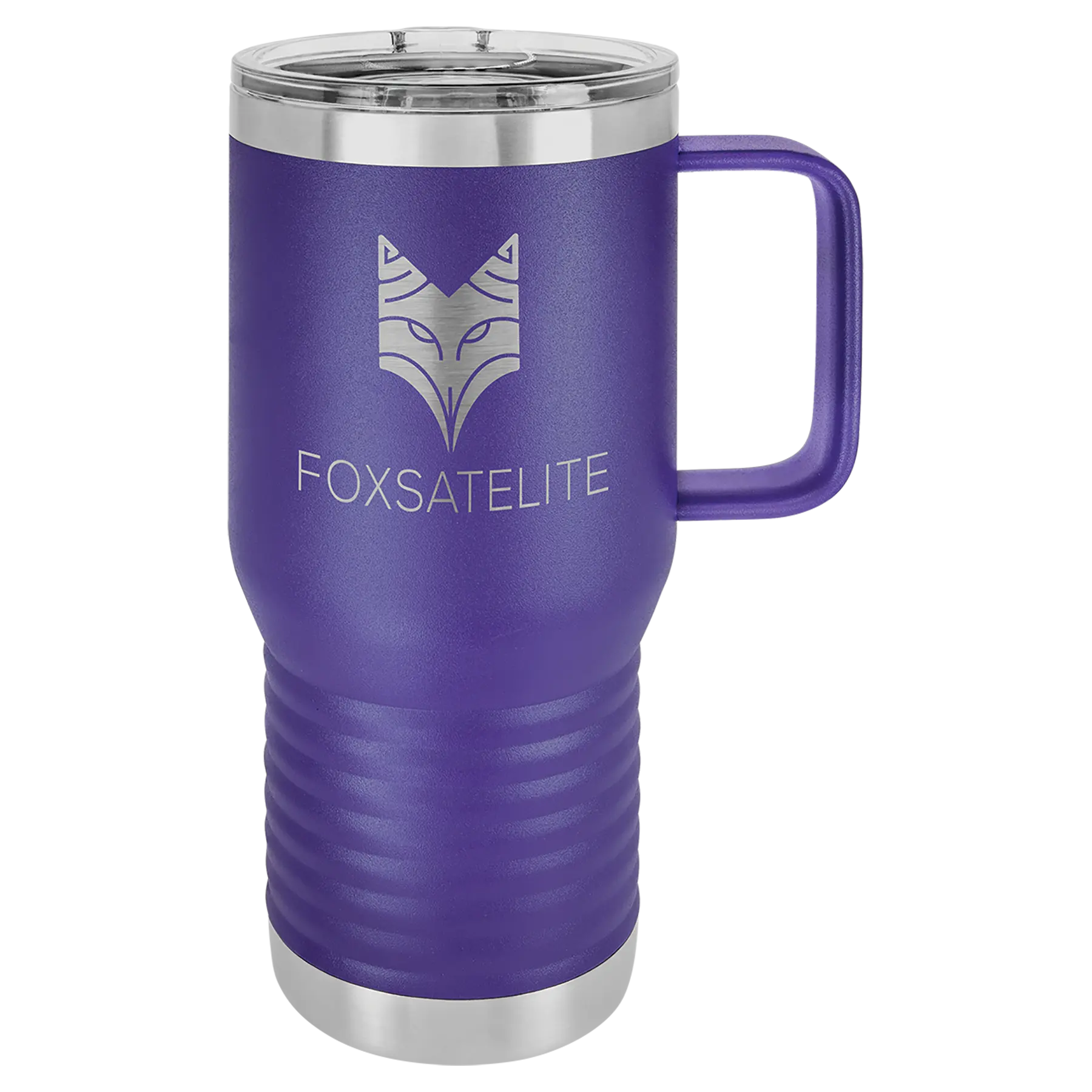 Custom Insulated Stainless Steel Travel Mugs for Business | Logo + Text | Polar Camel® 