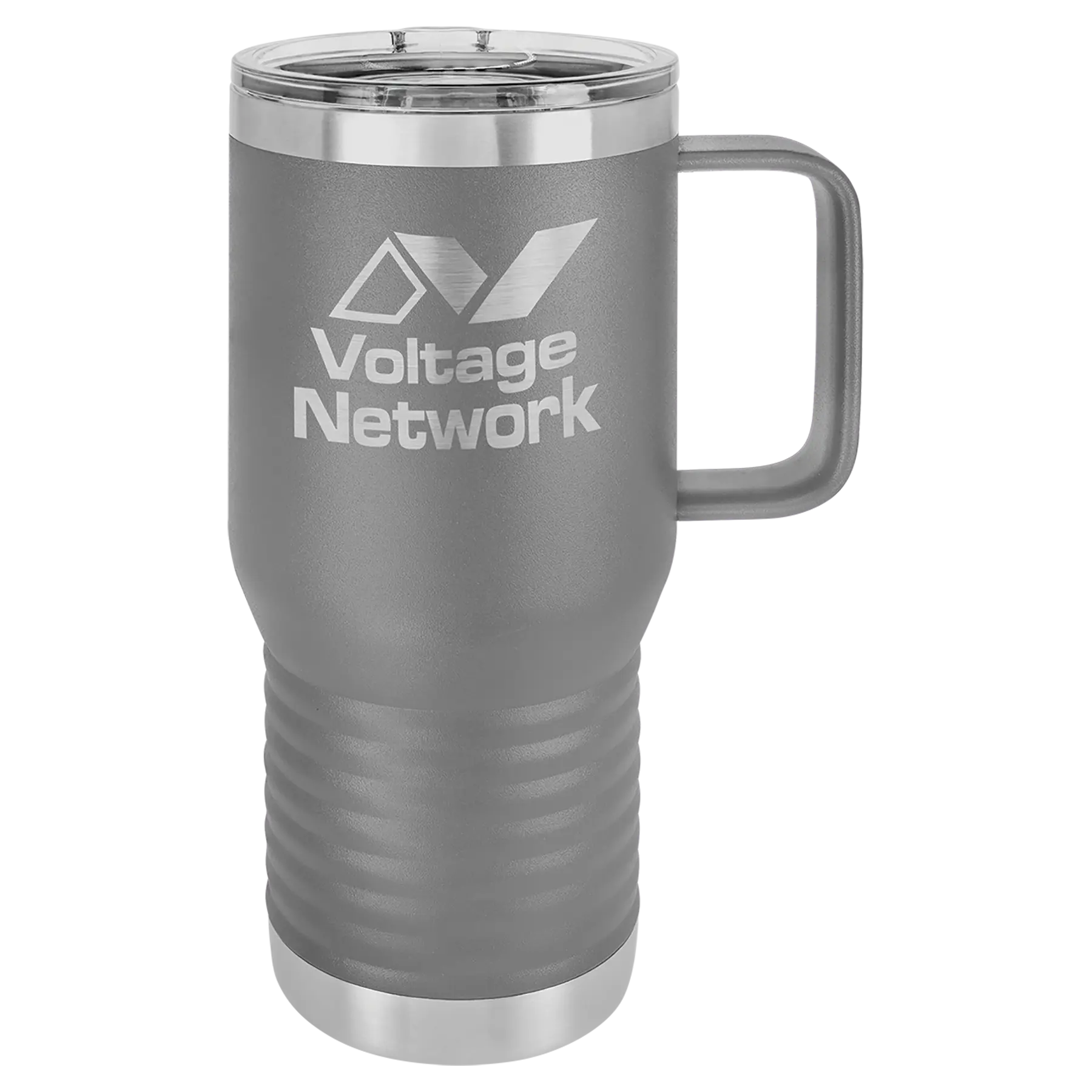 Custom Insulated Stainless Steel Travel Mugs for Business | Logo + Text | Polar Camel® 