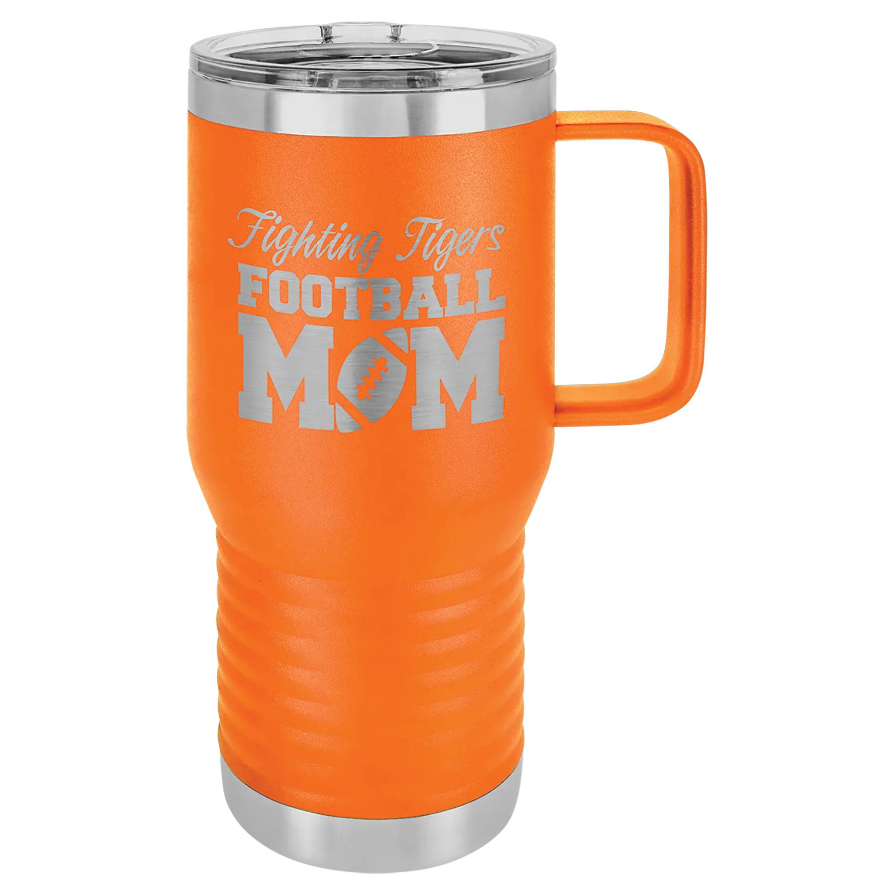 Custom Insulated Stainless Steel Travel Mugs for Business | Logo + Text | Polar Camel® 