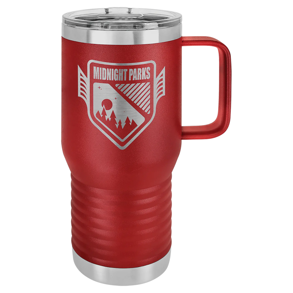 Custom Insulated Stainless Steel Travel Mugs for Business | Logo + Text | Polar Camel® 