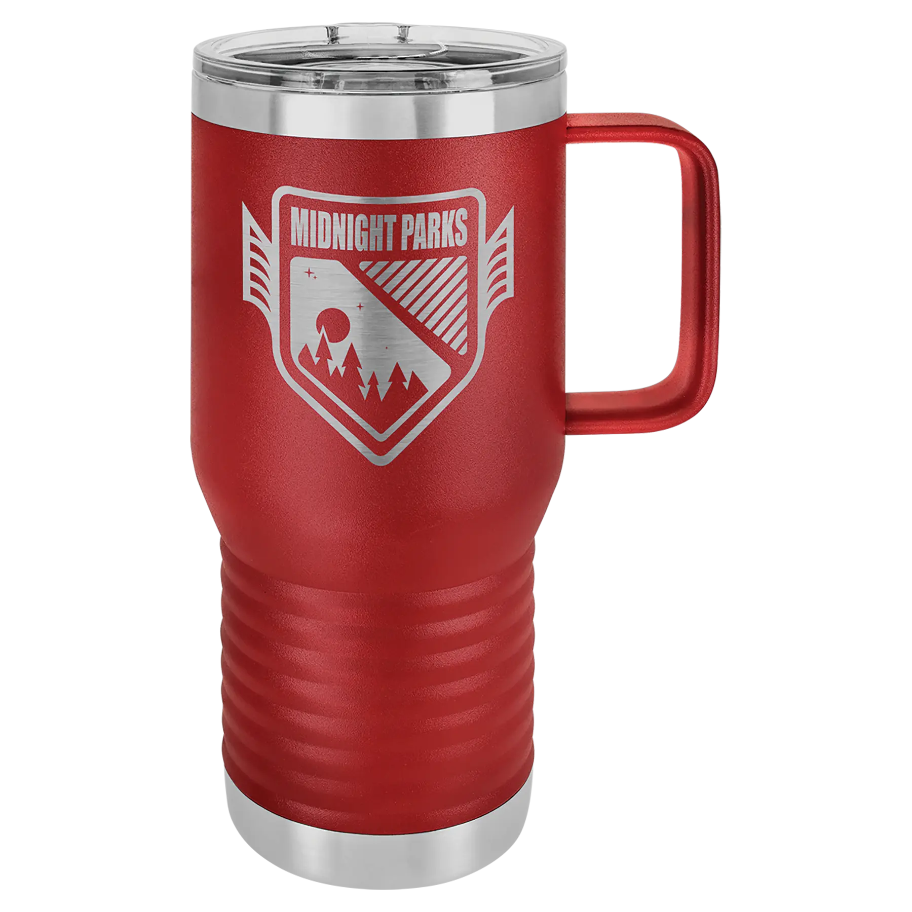 Custom Insulated Stainless Steel Travel Mugs for Business | Logo + Text | Polar Camel® 