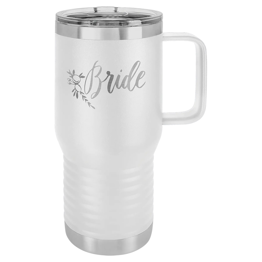 Custom Insulated Stainless Steel Travel Mugs for Business | Logo + Text | Polar Camel® 