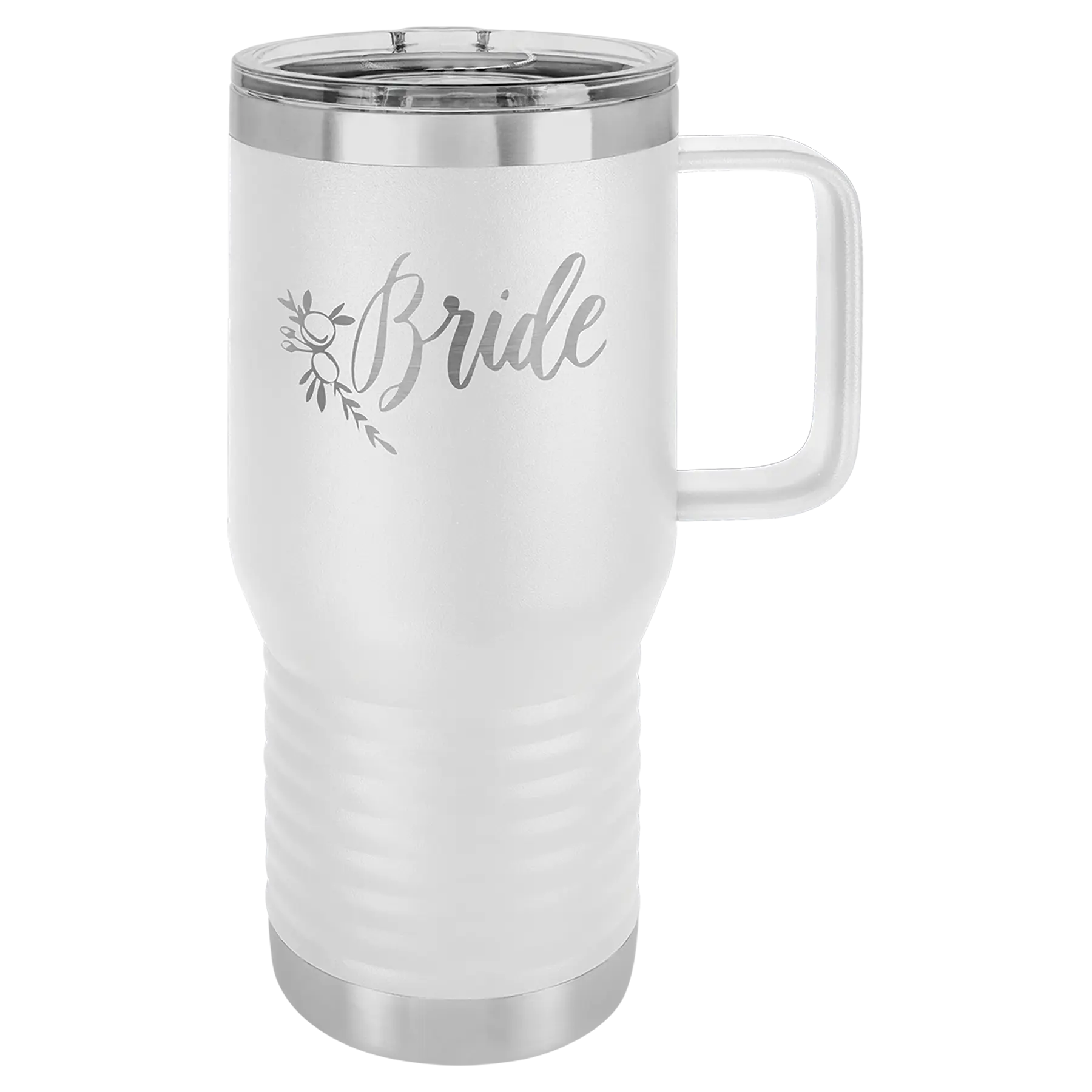 Custom Insulated Stainless Steel Travel Mugs for Business | Logo + Text | Polar Camel® 