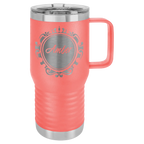 Custom Insulated Stainless Steel Travel Mugs for Business | Logo + Text | Polar Camel® 