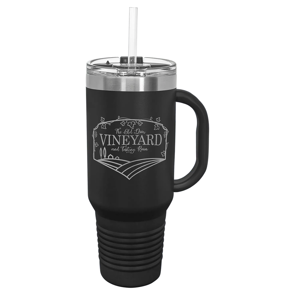 Custom Insulated Stainless Steel Travel Mugs for Business | Logo + Text | Polar Camel® 