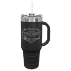 Custom Insulated Stainless Steel Travel Mugs for Business | Logo + Text | Polar Camel® 