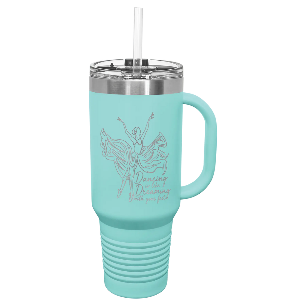 Custom Insulated Stainless Steel Travel Mugs for Business | Logo + Text | Polar Camel® 
