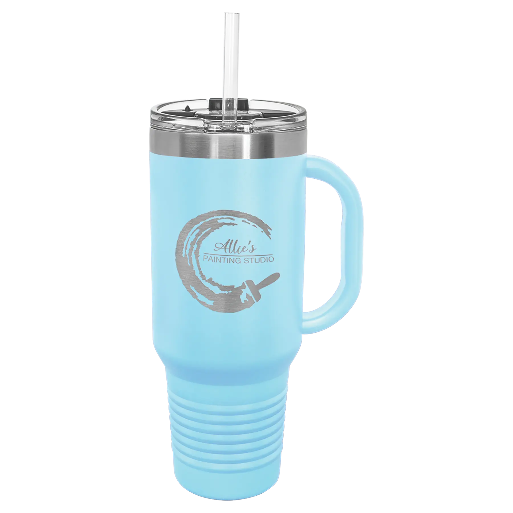 Custom Insulated Stainless Steel Travel Mugs for Business | Logo + Text | Polar Camel® 
