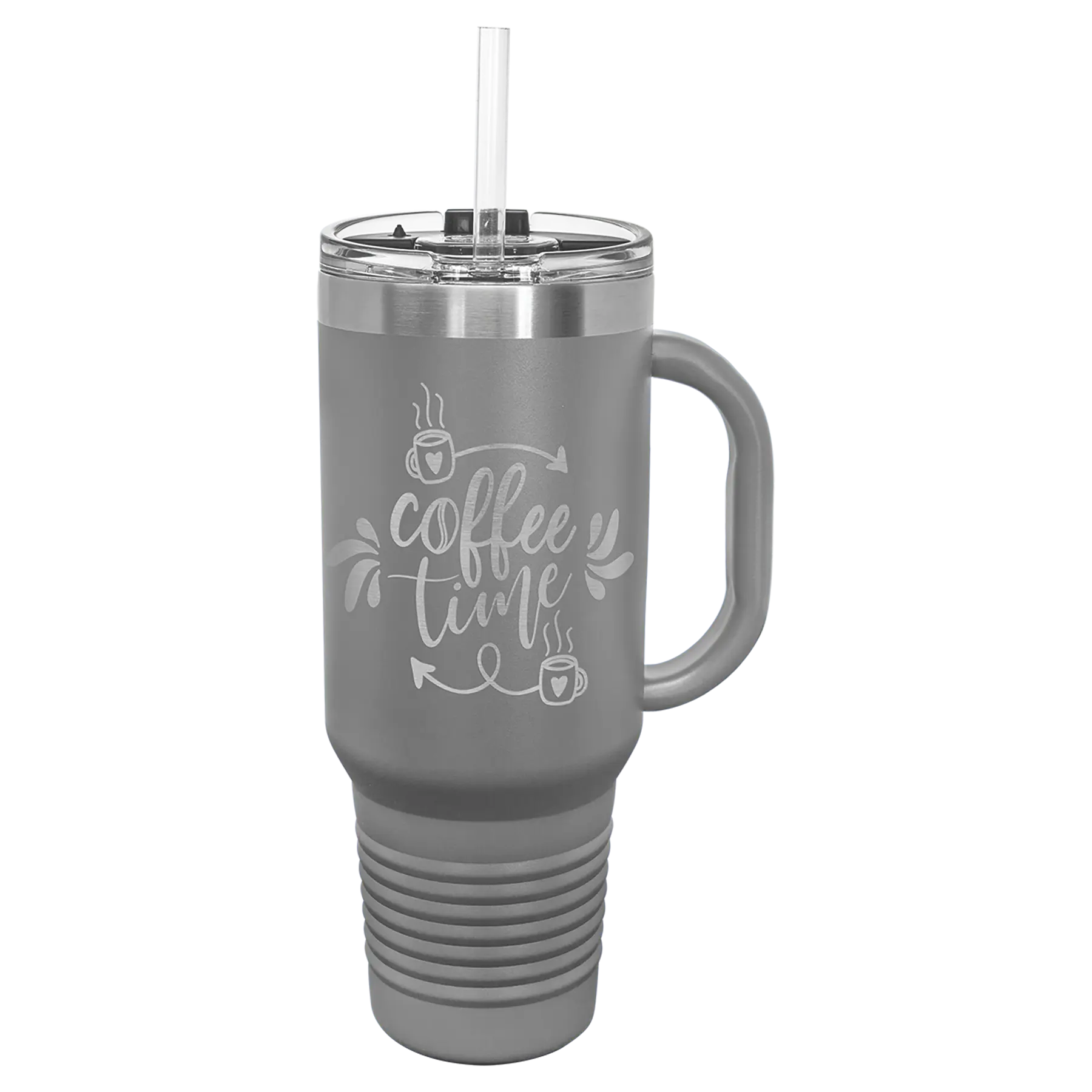 Custom Insulated Stainless Steel Travel Mugs for Business | Logo + Text | Polar Camel® 