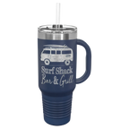 Custom Insulated Stainless Steel Travel Mugs for Business | Logo + Text | Polar Camel® 