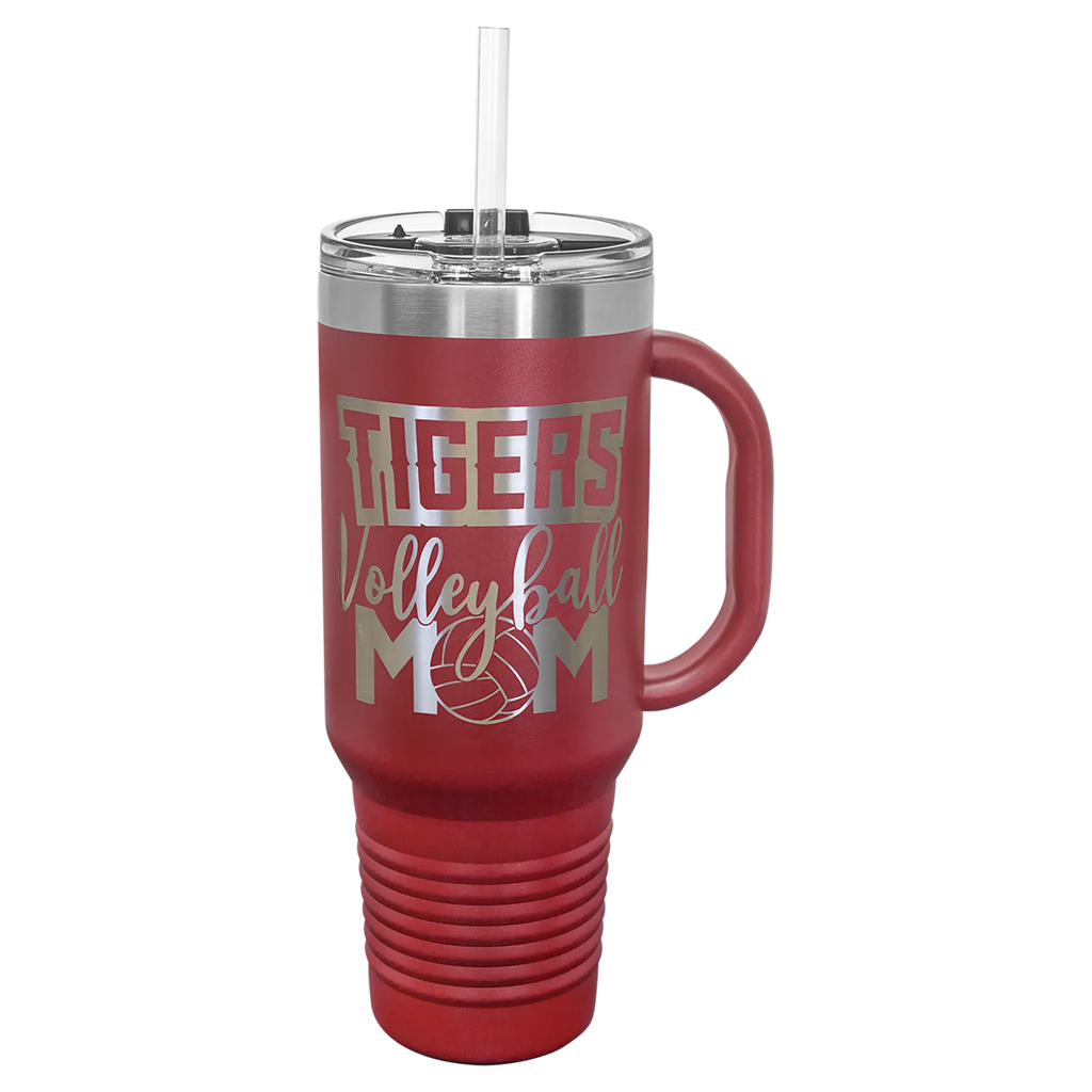 Custom Insulated Stainless Steel Travel Mugs for Business | Logo + Text | Polar Camel® 