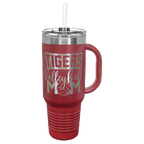 Custom Insulated Stainless Steel Travel Mugs for Business | Logo + Text | Polar Camel® 