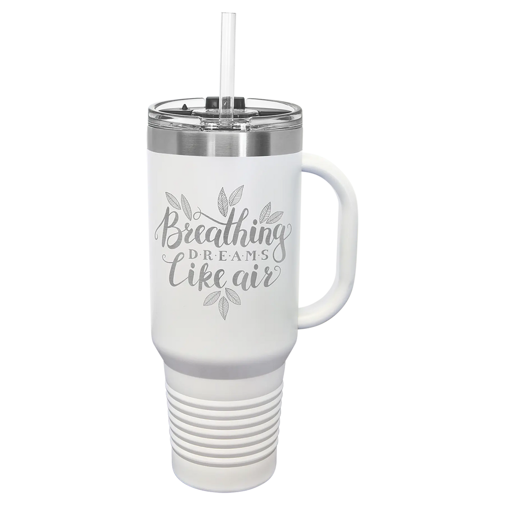 Custom Insulated Stainless Steel Travel Mugs for Business | Logo + Text | Polar Camel® 