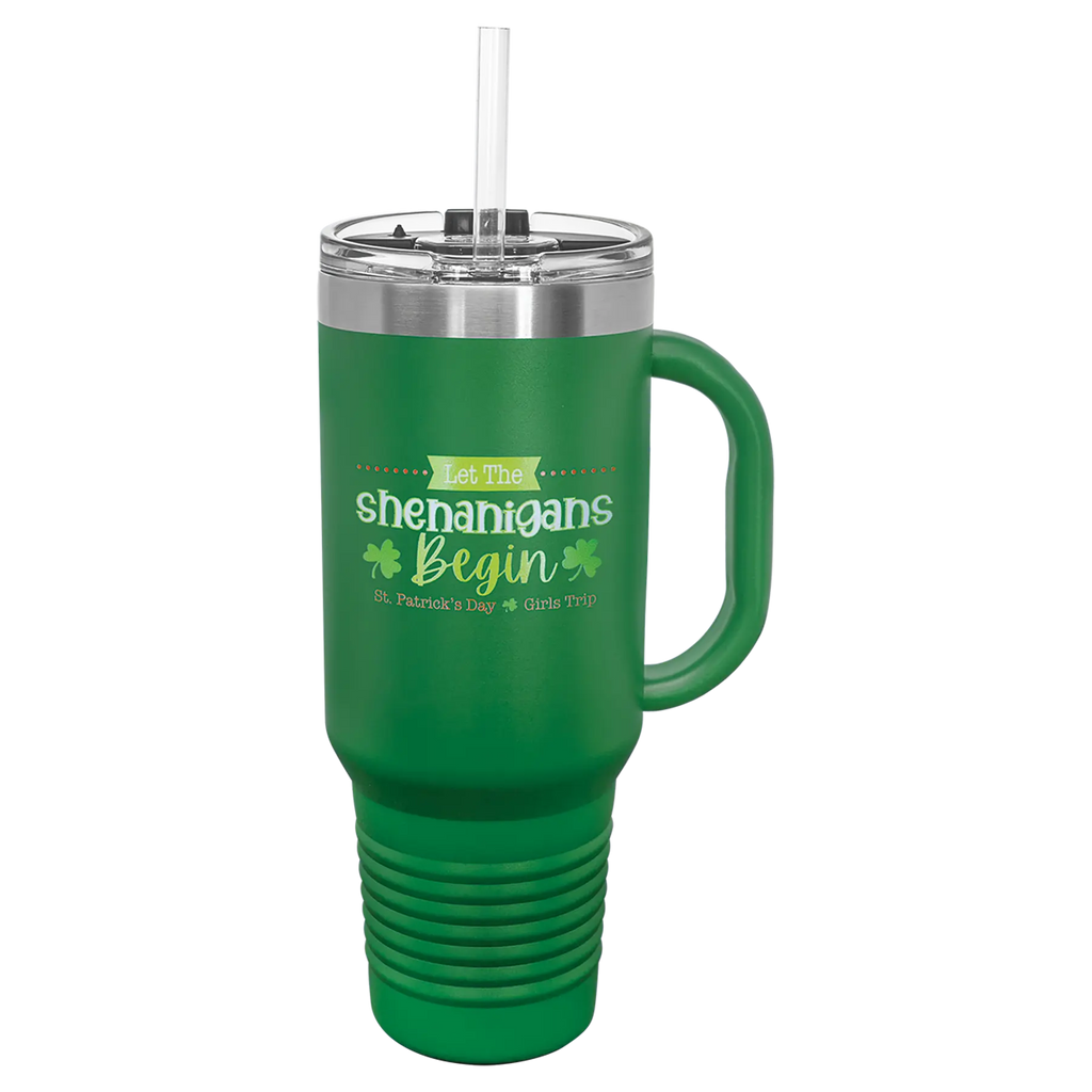 Custom Insulated Stainless Steel Travel Mugs for Business | Logo + Text | Polar Camel® 