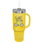 Custom Insulated Stainless Steel Travel Mugs for Business | Logo + Text | Polar Camel® 