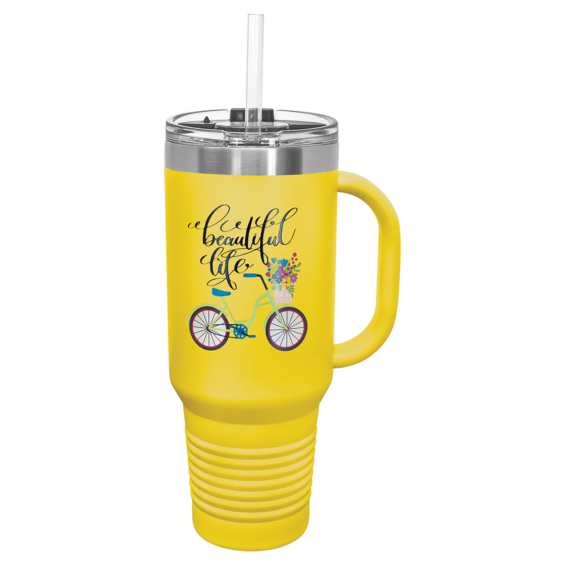 Custom Insulated Stainless Steel Travel Mugs for Business | Logo + Text | Polar Camel® 