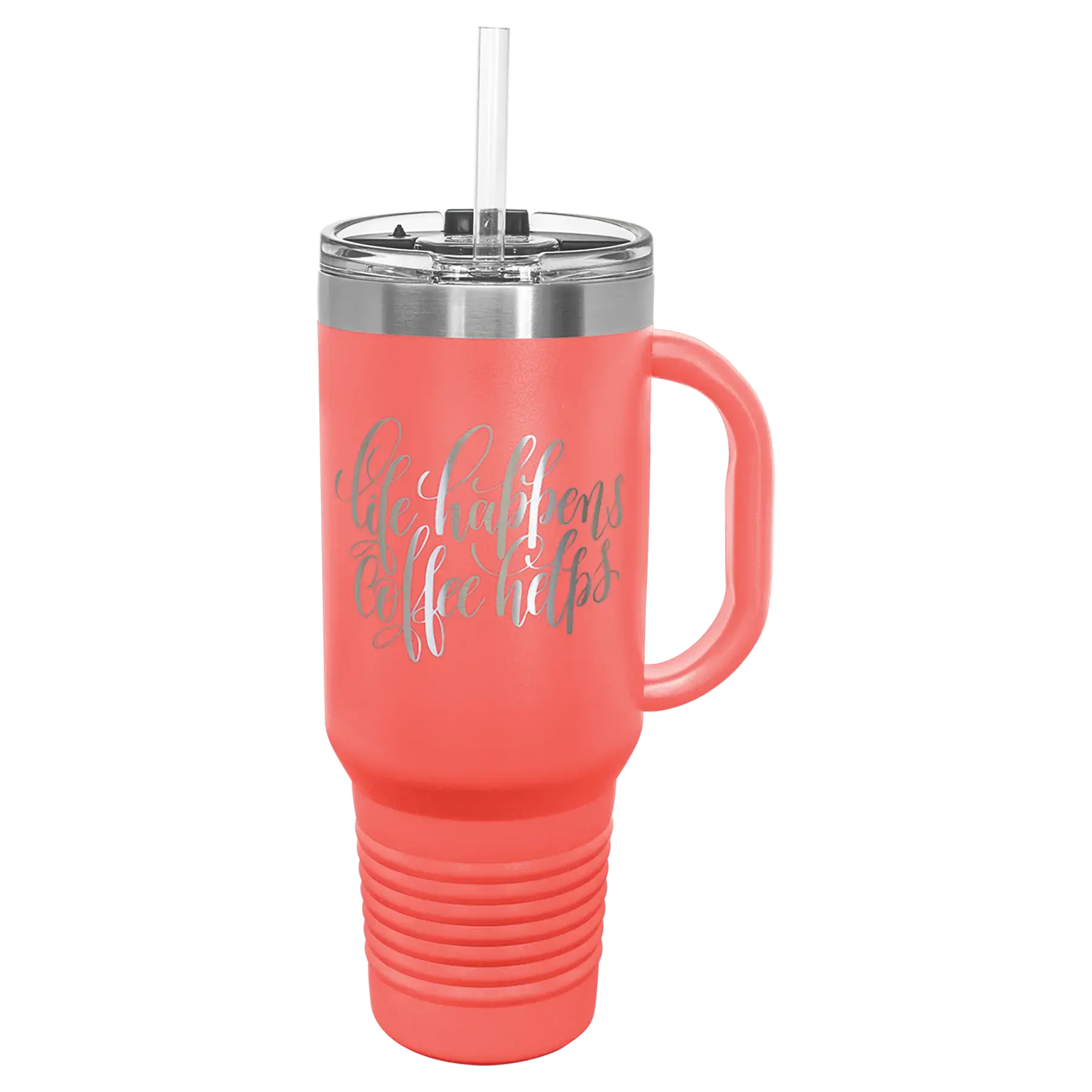 Custom Insulated Stainless Steel Travel Mugs for Business | Logo + Text | Polar Camel® 