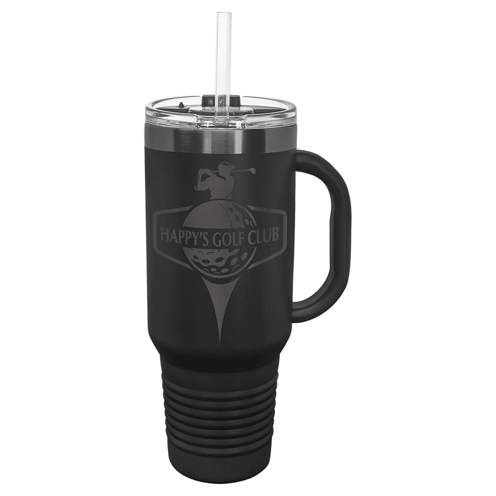 Custom Insulated Stainless Steel Travel Mugs for Business | Logo + Text | Polar Camel® 
