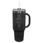 Custom Insulated Stainless Steel Travel Mugs for Business | Logo + Text | Polar Camel® 