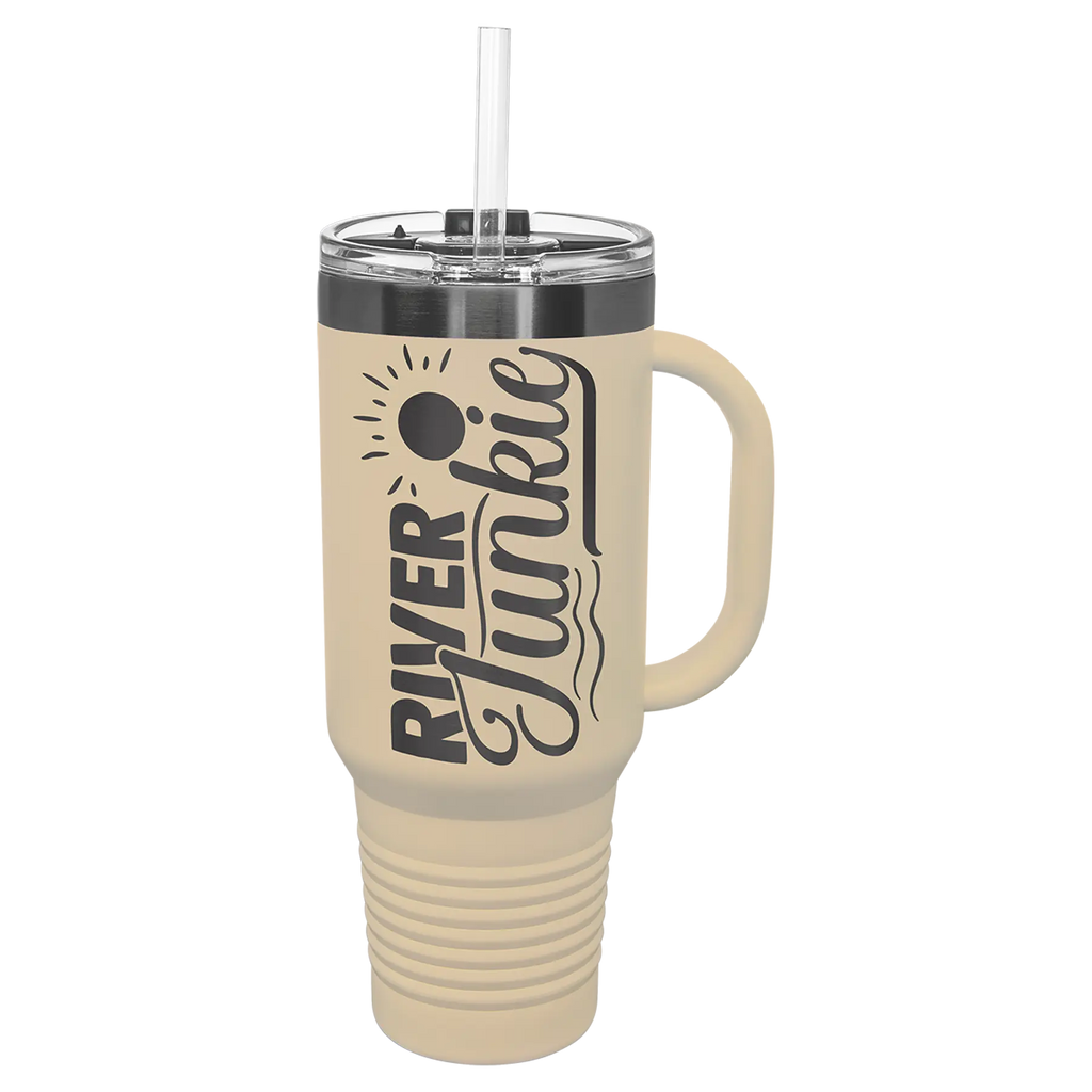 Custom Insulated Stainless Steel Travel Mugs for Business | Logo + Text | Polar Camel® 