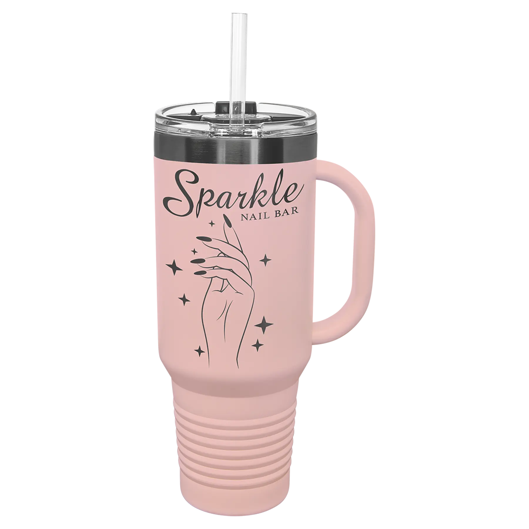 Custom Insulated Stainless Steel Travel Mugs for Business | Logo + Text | Polar Camel® 