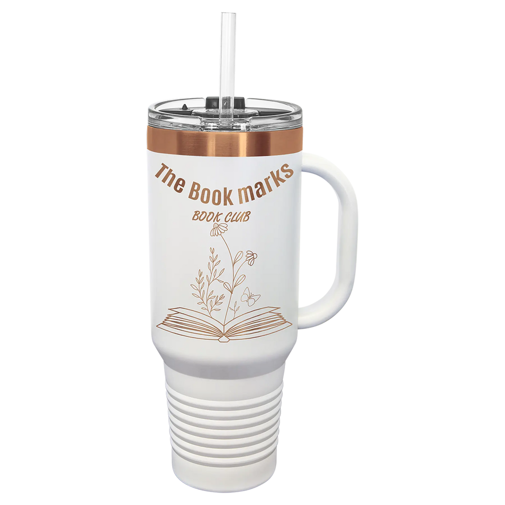 Custom Insulated Stainless Steel Travel Mugs for Business | Logo + Text | Polar Camel® 