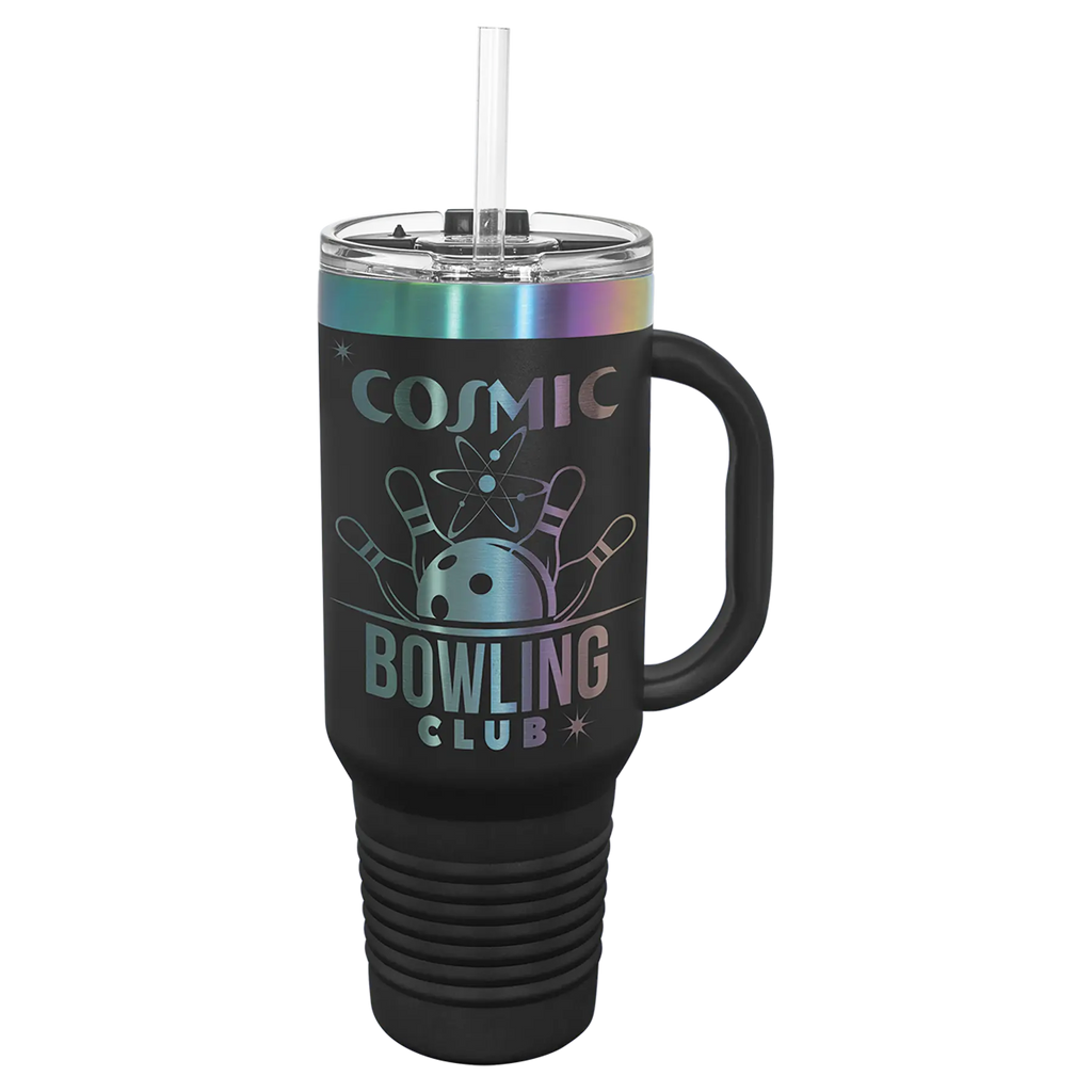 Custom Insulated Stainless Steel Travel Mugs for Business | Logo + Text | Polar Camel® 