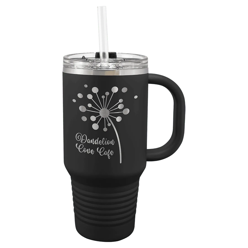 Custom Insulated Stainless Steel Travel Mugs for Business | Logo + Text | Polar Camel® 