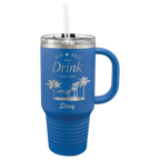 Custom Insulated Stainless Steel Travel Mugs for Business | Logo + Text | Polar Camel® 