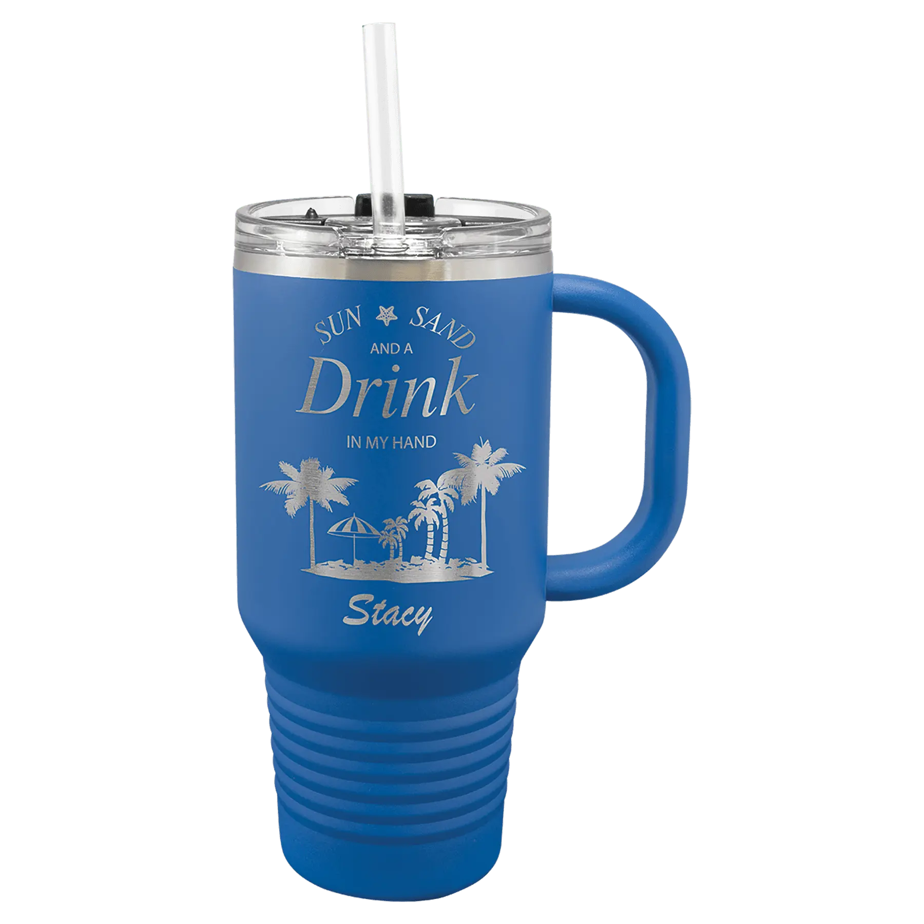 Custom Insulated Stainless Steel Travel Mugs for Business | Logo + Text | Polar Camel® 