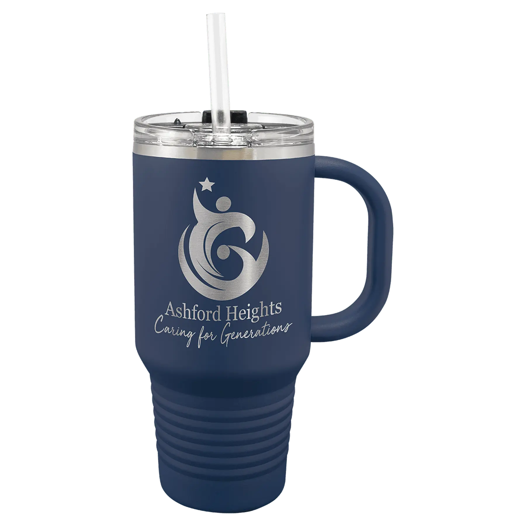 Custom Insulated Stainless Steel Travel Mugs for Business | Logo + Text | Polar Camel® 