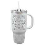 Custom Insulated Stainless Steel Travel Mugs for Business | Logo + Text | Polar Camel® 