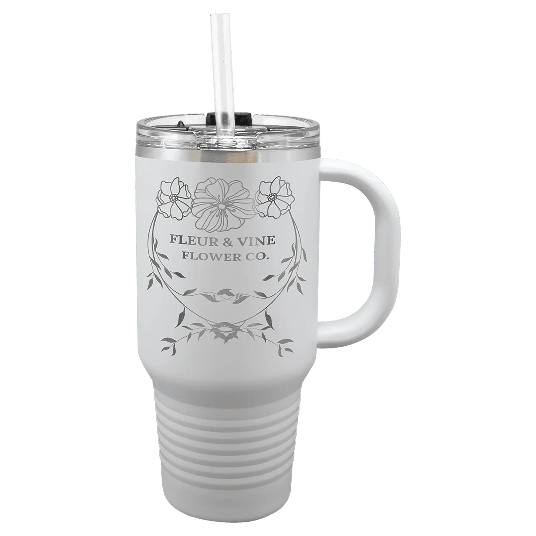 Custom Insulated Stainless Steel Travel Mugs for Business | Logo + Text | Polar Camel® 