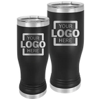 Custom Pilsners for Business | Logo + Text | Polar Camel® Insulated Stainless Steel 