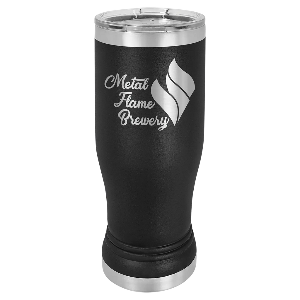 Custom Pilsners for Business | Logo + Text | Polar Camel® Insulated Stainless Steel 