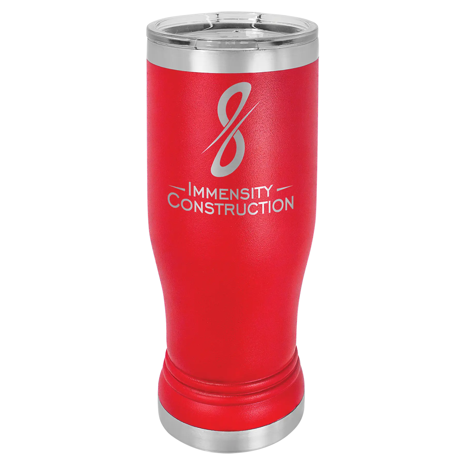 Custom Pilsners for Business | Logo + Text | Polar Camel® Insulated Stainless Steel 