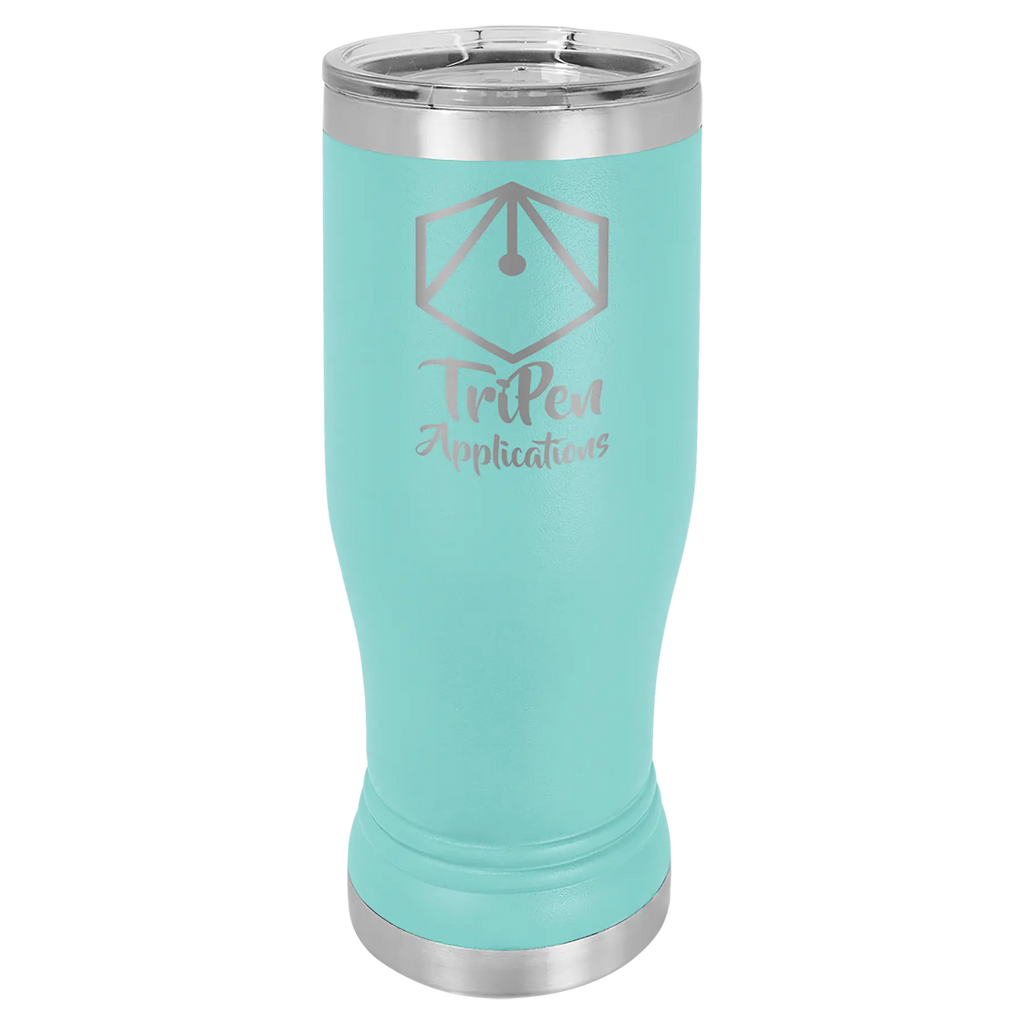 Custom Pilsners for Business | Logo + Text | Polar Camel® Insulated Stainless Steel 