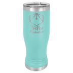 Custom Pilsners for Business | Logo + Text | Polar Camel® Insulated Stainless Steel 