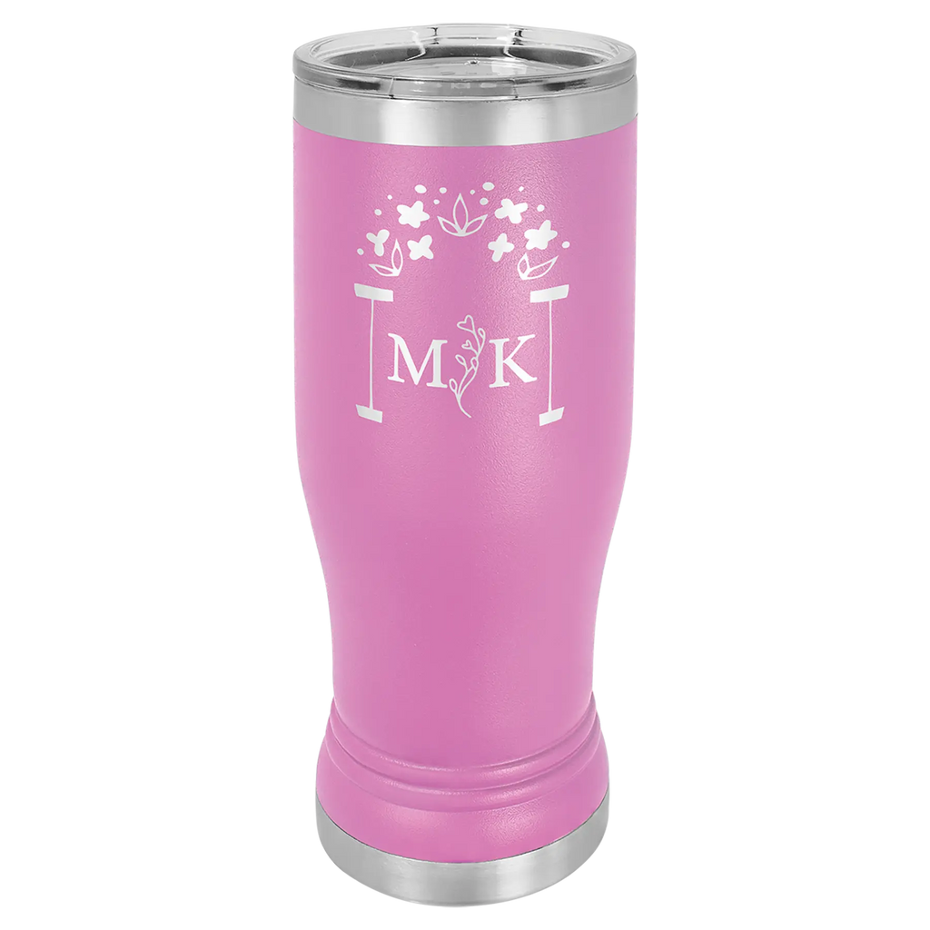 Custom Pilsners for Business | Logo + Text | Polar Camel® Insulated Stainless Steel 