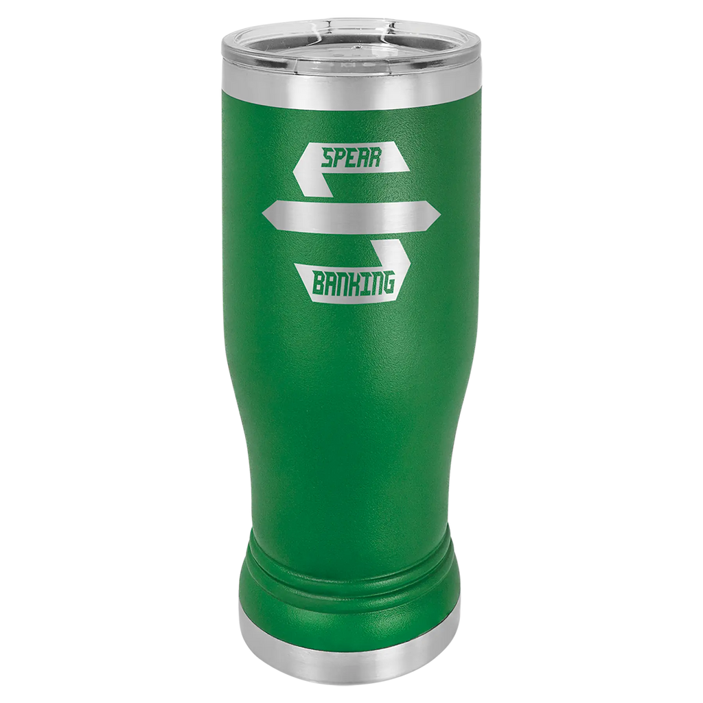 Custom Pilsners for Business | Logo + Text | Polar Camel® Insulated Stainless Steel 