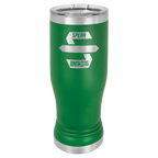 Custom Pilsners for Business | Logo + Text | Polar Camel® Insulated Stainless Steel 