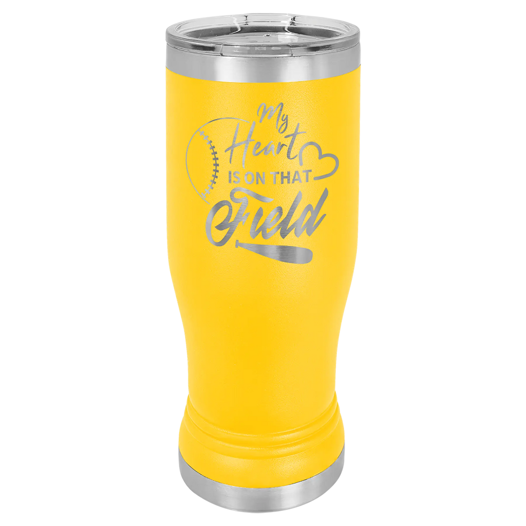 Custom Pilsners for Business | Logo + Text | Polar Camel® Insulated Stainless Steel 