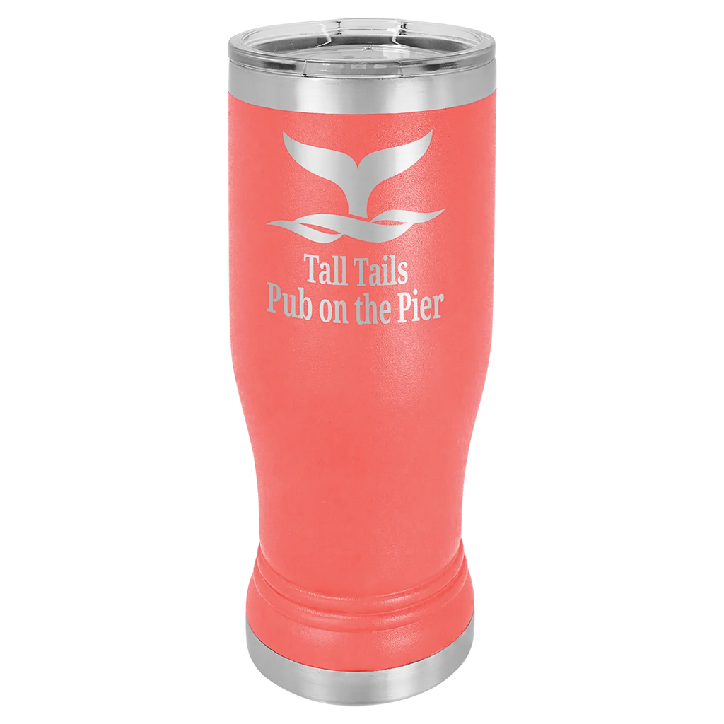 Custom Pilsners for Business | Logo + Text | Polar Camel® Insulated Stainless Steel 