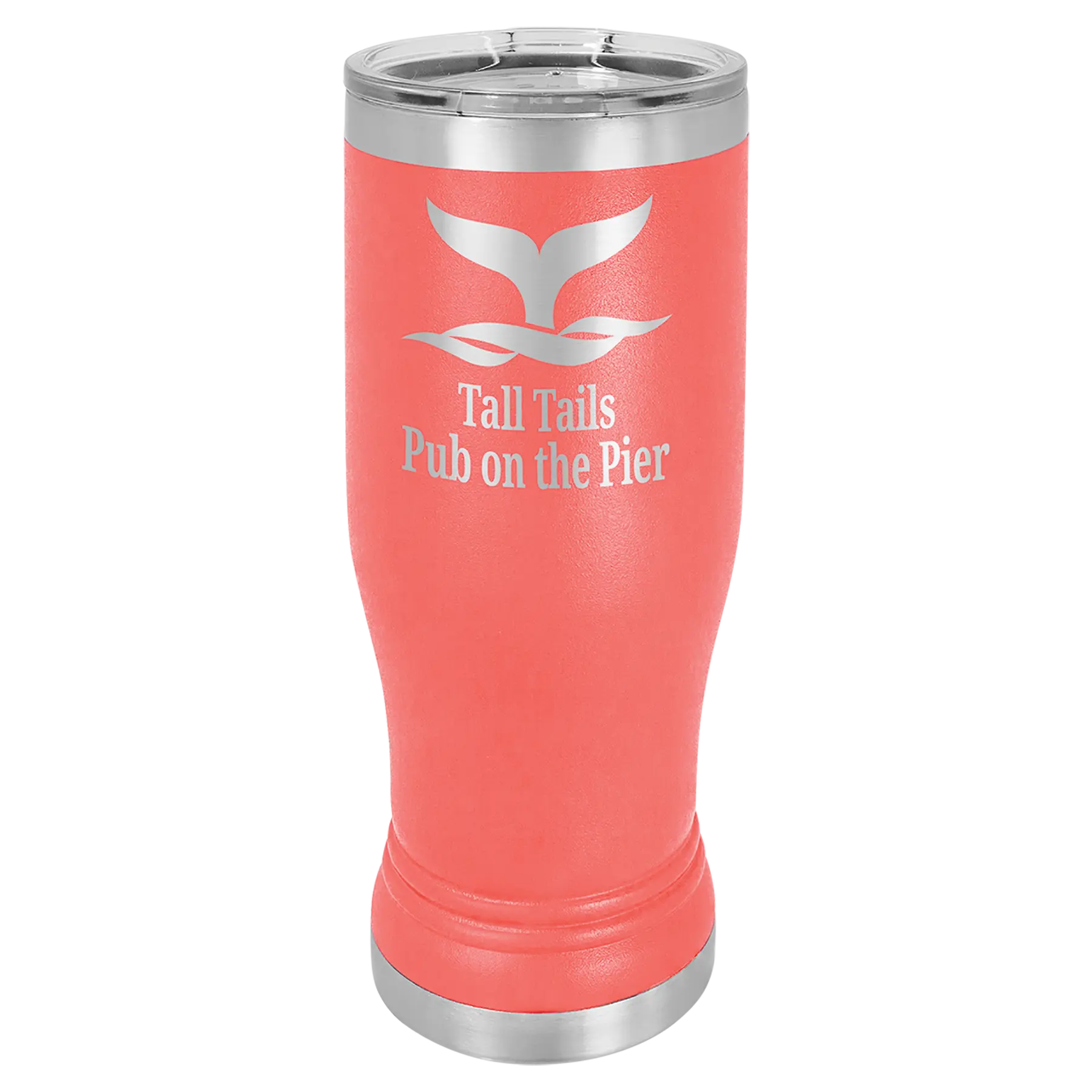 Custom Pilsners for Business | Logo + Text | Polar Camel® Insulated Stainless Steel 
