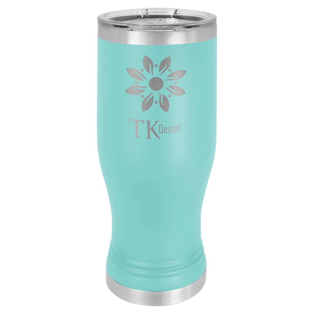 Custom Pilsners for Business | Logo + Text | Polar Camel® Insulated Stainless Steel 