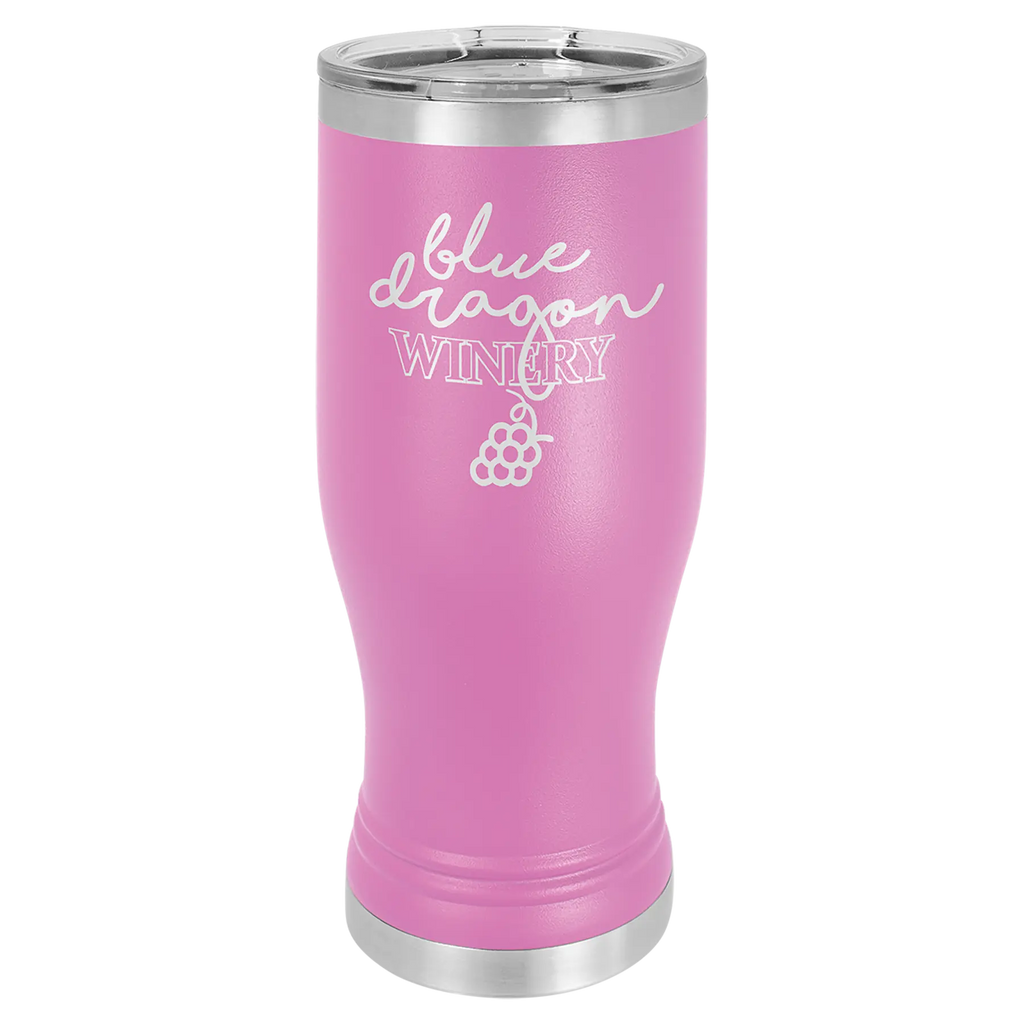 Custom Pilsners for Business | Logo + Text | Polar Camel® Insulated Stainless Steel 