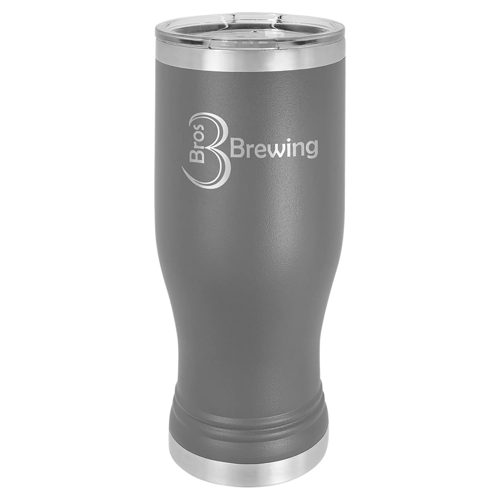 Custom Pilsners for Business | Logo + Text | Polar Camel® Insulated Stainless Steel 
