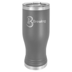 Custom Pilsners for Business | Logo + Text | Polar Camel® Insulated Stainless Steel 