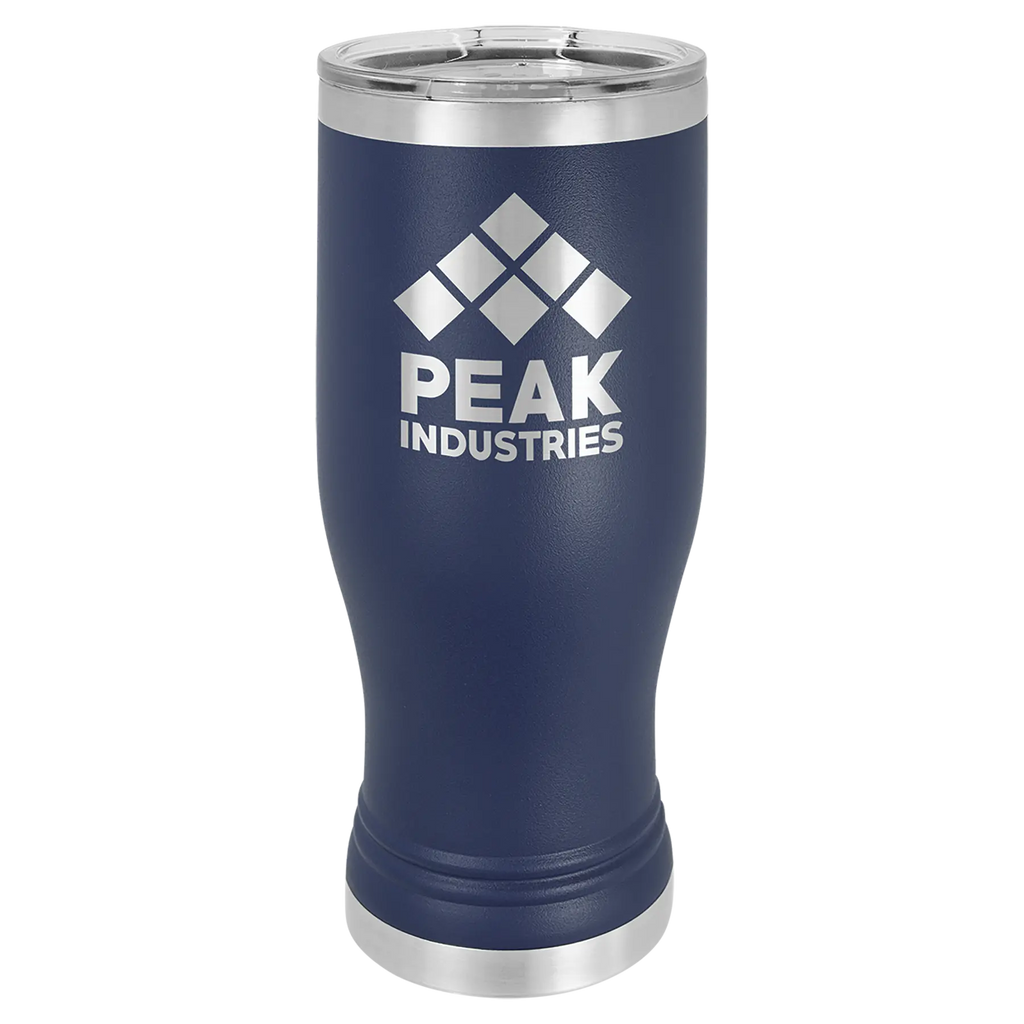 Custom Pilsners for Business | Logo + Text | Polar Camel® Insulated Stainless Steel 